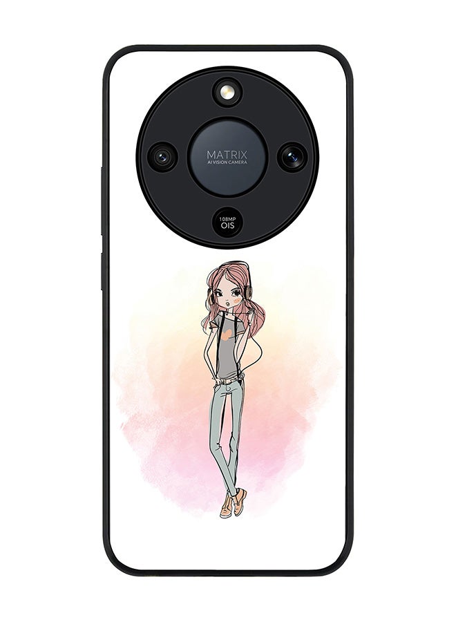 Stylizedd For Honor X9d / Magic8 Lite / X70 Case,Slim fit Camera Protection, Shockproof Thin Phone cover  - Girl Next Door - Image 1
